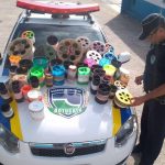 É crime, está proibido, mas GCM autua 7 pessoas e apreende 73 carretéis de Cerol