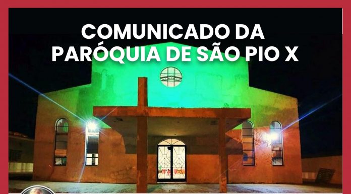 Paróquia de São Pio X suspende missas presenciais
