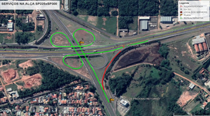 Obras na Rondon interditam alça de saída da SP-225