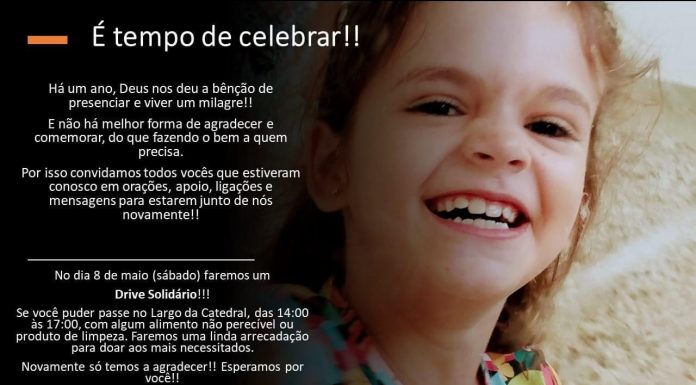 Drive Solidário da Marina: Familiares da menina de Botucatu que sobreviveu após ser atingida por boi realizam ação para ajudar pessoas carentes