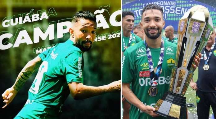 Botucatuense Clayson é campeão Mato-Grossense e conquista seu 5º título estadual. São 4 nos últimos 4 anos