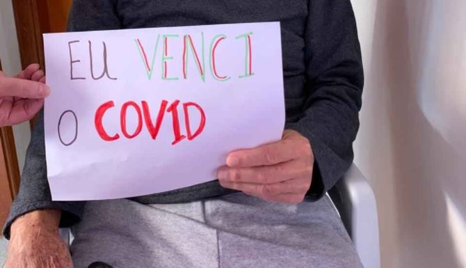 Idoso de 93 anos, morador de Botucatu, venceu a Covid e recebeu alta no HC