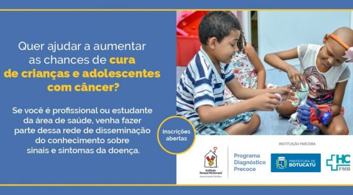 Botucatu abre inscrições de Capacitação no Diagnóstico Precoce do Câncer Infantojuvenil para profissionais da rede básica de saúde