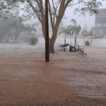 Botucatu: Chuva forte deixa cidade com pontos de alagamento e destruição: carro é “engolido” pela força da água na Rodoviária