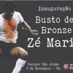 Botucatuense Zé Maria será homenageado pelo Corinthians com um busto de bronze no Parque São Jorge