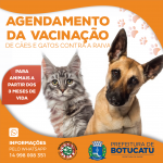 Botucatu abre agendamento para vacinação de cães e gatos contra a raiva; saiba como participar