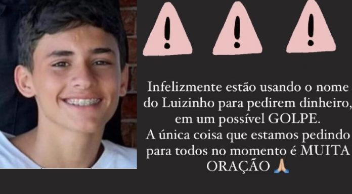 Botucatu: Golpistas estão pedindo dinheiro em nome da família de Luizinho. “A única ajuda que pedimos é de oração”, alertam os familiares