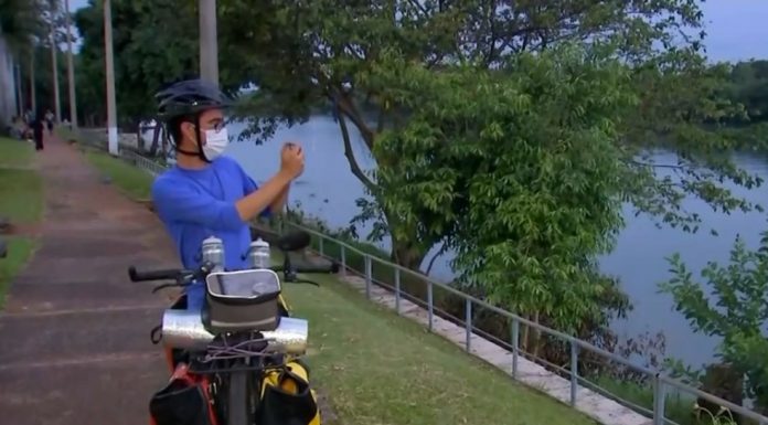 Botucatu: Professor que pedala 15 mil km para produzir videoaulas irá passar por Botucatu