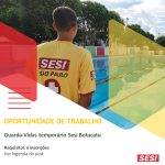 Sesi Botucatu tem vaga aberta para Guarda-Vidas