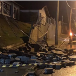Botucatu: Temporal derruba muro de escola na Cohab 1