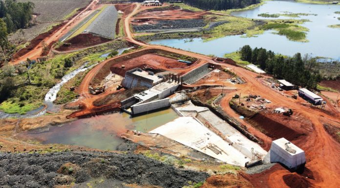 Botucatu: Obras da Barragem do Rio Pardo estão em ritmo acelerado e já mudam o cenário da região do Véu de Noiva