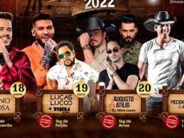 Festa de Pratânia terá shows de Lucas Lucco e Pedro Paulo & Alex