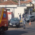 Botucatu registra novo acidente de trânsito. Motorista foi socorrida pelo Resgate