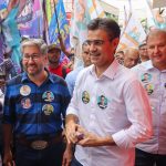 Botucatu: Governador Rodrigo Garcia fez campanha na Rua Amando nesta terça-feira
