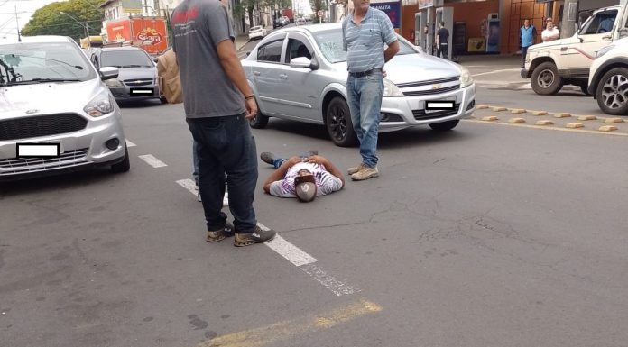 Botucatu: Homem é atropelado na Avenida Floriano Peixoto