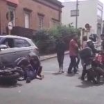 Botucatu: Motociclista fica ferido em acidente no Centro da Cidade