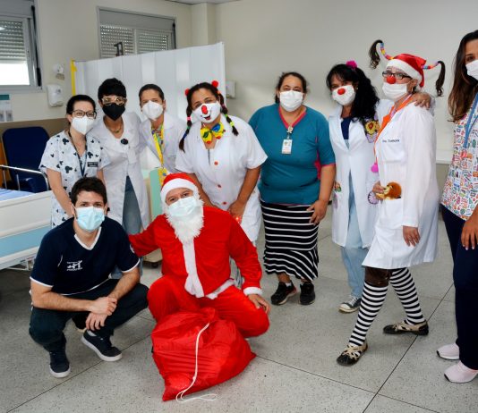 Botucatu: Papai Noel e Personagens visitaram crianças internadas no Hospital das Clínicas