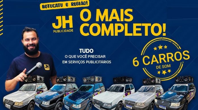 Botucatu: Com 6 Carros de Som e 100% de Transparência, JH Publicidade é destaque em Botucatu e Região