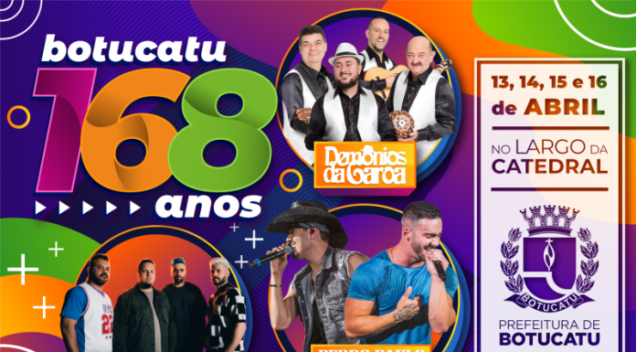 Botucatu: Prefeitura divulga calendário de festividades em comemoração ao aniversário da Cidade; confira