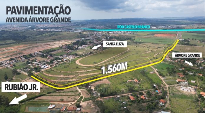 Botucatu: Começa obra de pavimentação da avenida principal do Árvore Grande