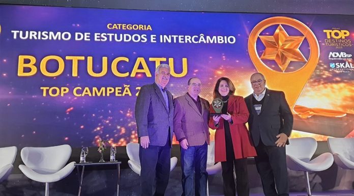 Botucatu é campeã na categoria “Turismo de Estudos e Intercâmbios” do prêmio Top Destinos Turísticos 2023