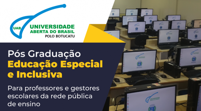 Botucatu: Inscrições para pós-graduação em Educação Especial (EAD) seguem até 30 de julho