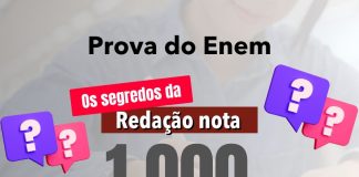 Prova de redação no ENEM é importante para resultado final