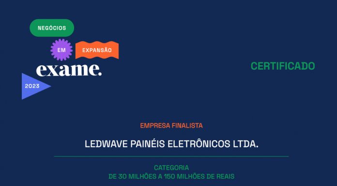 LedWave é reconhecida em premiação da Revista Exame LedWave é reconhecida em premiação da Revista Exame