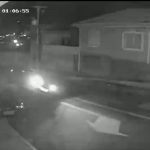 Botucatu: Vídeo mostra colisão com carro estacionado durante a madrugada