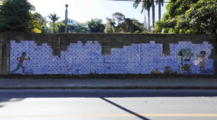 Arte em Cores estreia mural de 100m na Estação do Barreiro, em Belo Horizonte
