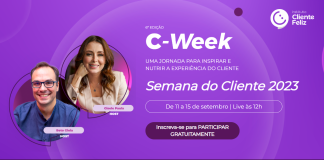 C-Week: evento gratuito celebra o cliente C-Week: evento gratuito celebra o cliente
