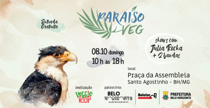 Festival Paraíso Veg acontecerá na Praça da Assembleia em BH Festival Paraíso Veg acontecerá na Praça da Assembleia em BH