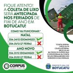 Botucatu: Coleta seletiva terá horário diferenciado nos feriados de Natal e Ano Novo