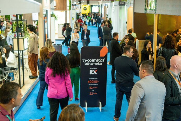 RX anuncia aumento de 28% da área do evento para in-cosmetics Latin America 2024 RX anuncia aumento de 28% da área do evento para in-cosmetics Latin America 2024