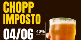 Maior Chopp Sem Imposto de São Paulo será nos próximos dias