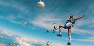 Partida de futebol mais alta do mundo é realizada em SC Partida de futebol mais alta do mundo é realizada em SC