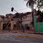 Botucatu: Prédio da antiga casa noturna Floriano desaba no Centro