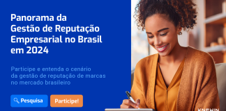 Knewin lança pesquisa sobre gestão de reputação empresarial Knewin lança pesquisa sobre gestão de reputação empresarial