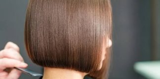 Cabelereira explica técnica para corte chanel alinhado Cabelereira explica técnica para corte chanel alinhado
