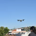 Botucatu: Drone pulverizador é mais uma estratégia no combate a Dengue