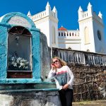 Vera Fischer visita ponto turístico de Botucatu, publica fotos e confunde cidade com Piracicaba