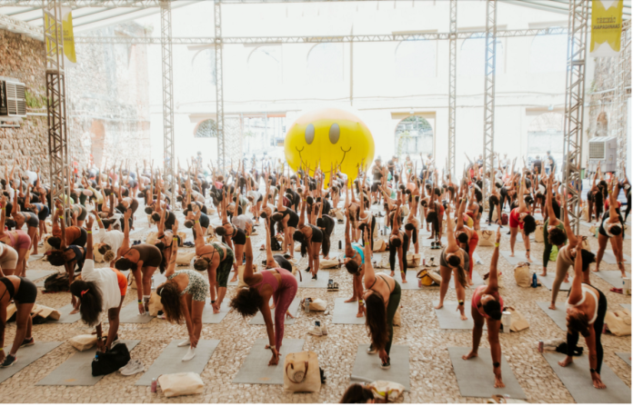 Dove leva Treinão para 1.500 pessoas no Rio de Janeiro Dove leva Treinão para 1.500 pessoas no Rio de Janeiro