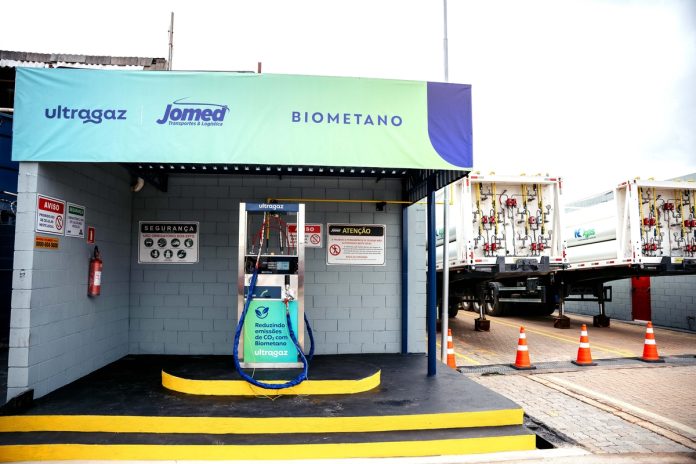 Jomed Log inaugura primeiro posto próprio de biometano Jomed Log inaugura primeiro posto próprio de biometano