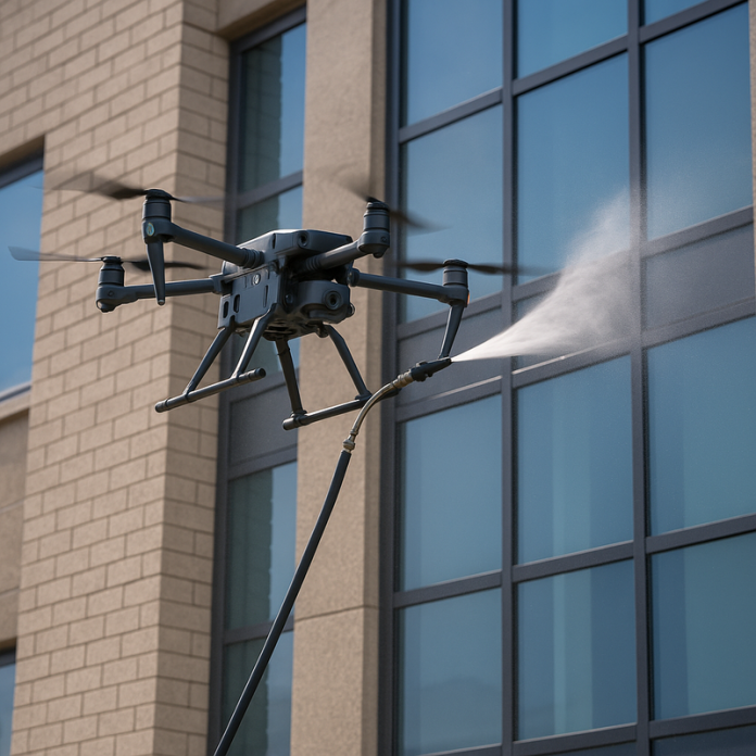 Tecnologia com drones impulsiona o mercado de limpeza Tecnologia com drones impulsiona o mercado de limpeza