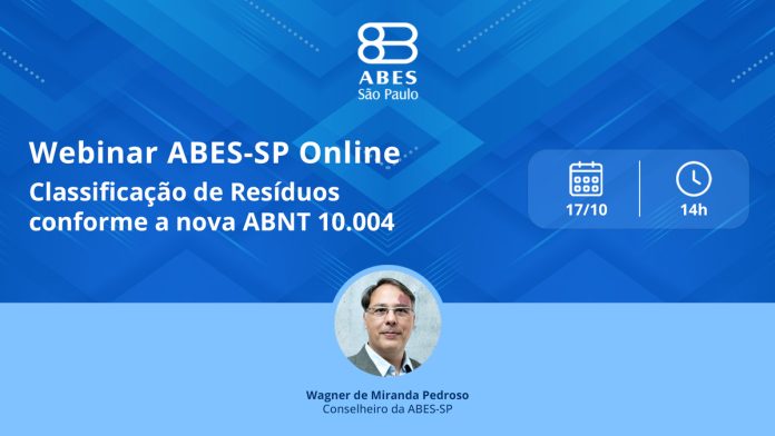 ABES-SP promoverá webinar gratuito sobre nova norma de resíduos ABES-SP promoverá webinar gratuito sobre nova norma de resíduos