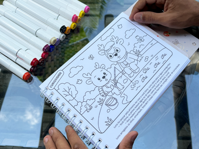 Livros de colorir unem psicologia e ludicidade infantil Livros de colorir unem psicologia e ludicidade infantil