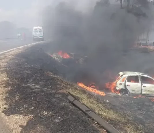 Quarta vítima da mesma família morre após engavetamento na Rodovia Marechal Rondon, em São Manuel