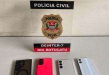 Operação SP Mobile recupera celulares furtados em Botucatu