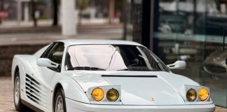 Ferrari Testarossa 1988 vai a leilão no Brasil Ferrari Testarossa 1988 vai a leilão no Brasil