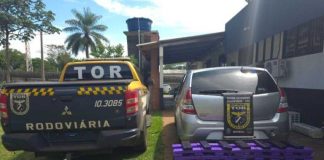 Polícia bloqueia rota do tráfico e apreende mais de 100 quilos de maconha destinados a Botucatu